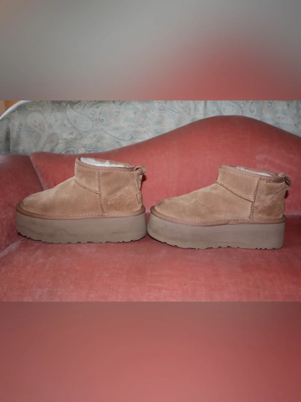 UGG Classic Ultra Mini Platform Boots Chestnut Size 6 | 1135092